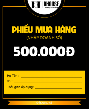 DHOUSE - VOUCHER MUA HÀNG - 500k