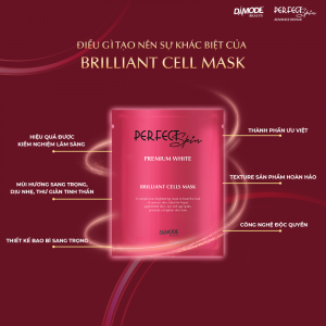Mặt Nạ Tinh Chất Cô Đặc Trắng Da, Mờ Thâm, Sạm - Brilliant Cell Mask [3]