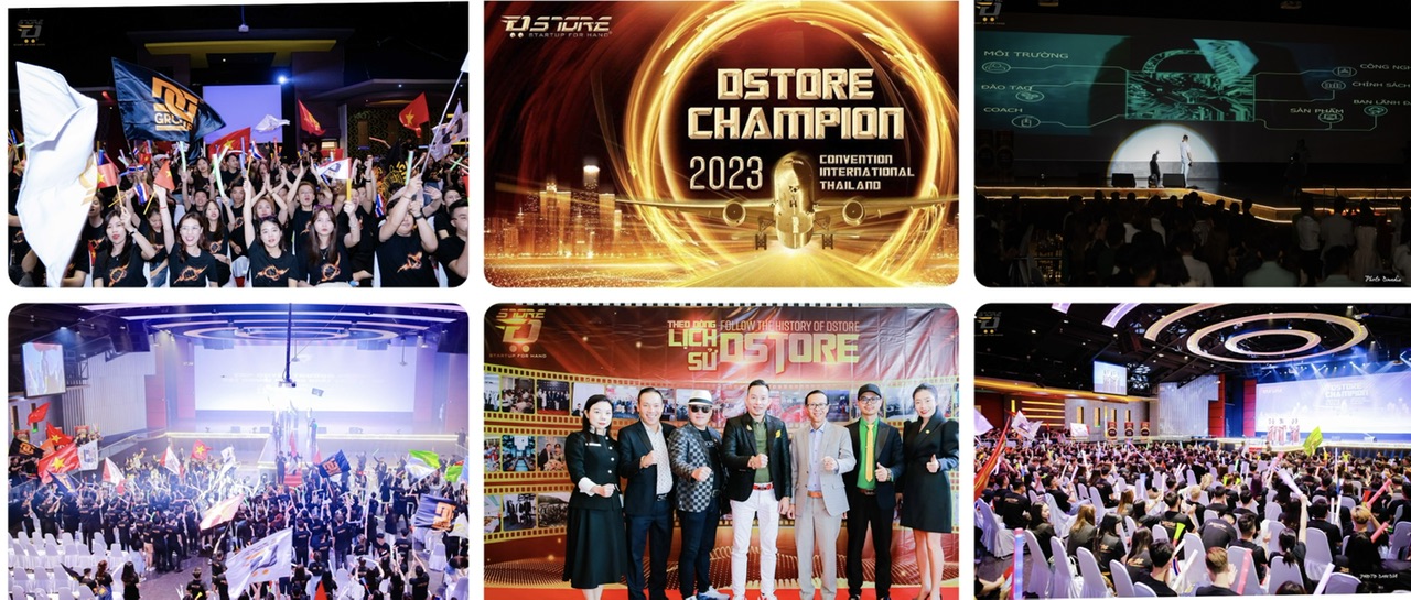 DSTORE CHAMPION 2023 - BƯỚC NGOẶC LỚN CỦA DOANH NGHIỆP CÙNG ĐẠI SỰ KIỆN TẠI THAILAND